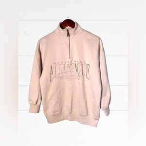 Vintage 90s Express Athletique Pullover Sweater Light Pink Women’s medium